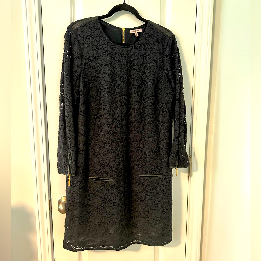 Vguc Juicy Couture Lace Shift Dress